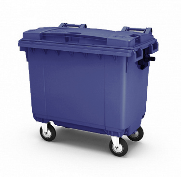 контейнеры для мусора синие
