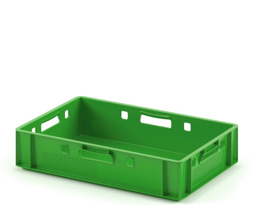 зеленый контейнер с крышкой